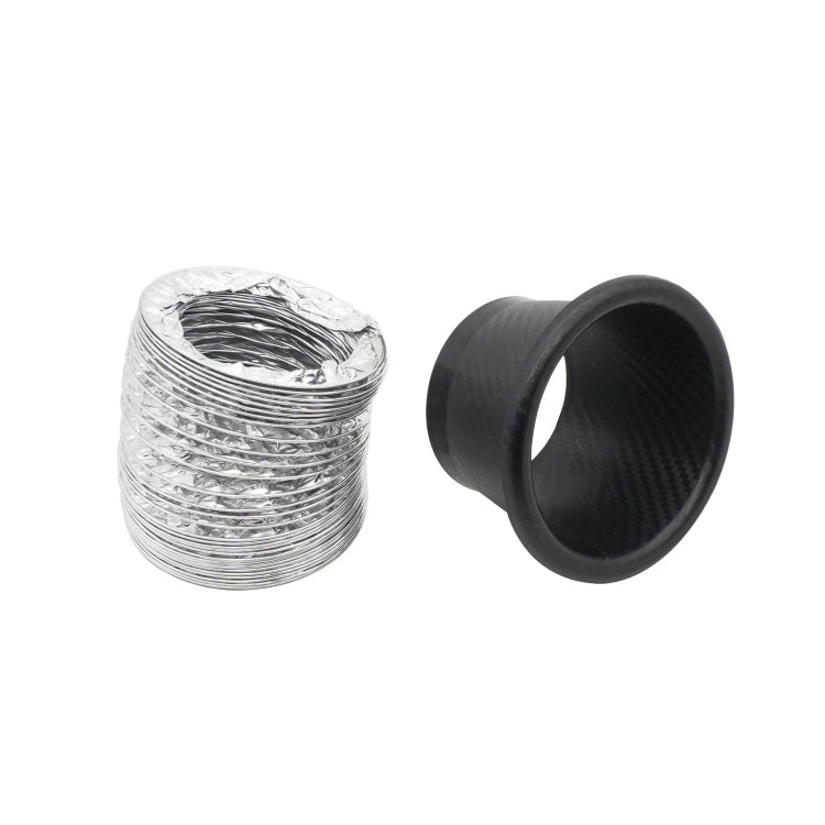 XH-UN099 Carbon Fiber Car Front Bumper Turbo Air Intake Inlet Pipe