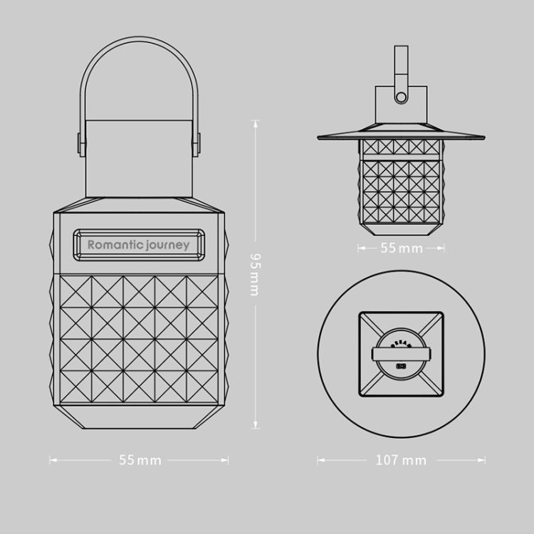 Outdoor Portable LED Camping Light Rechargeable Emergency Light