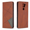 Lamb Texture Prismatic Hidden Magnetic Horizontal Flip Leather Case with Bracket & Card Slots & Wallet