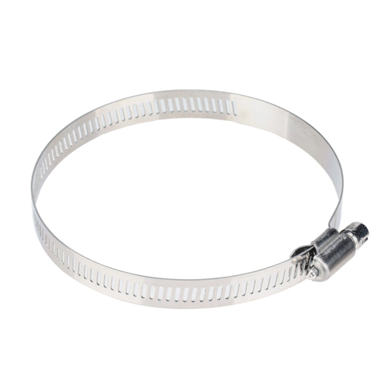 10 PCS Stainless Steel Hose Clamps Pipe Clip Fuel Line Clip, Size: 91-114mm, 10 PCS Size: 91-114mm