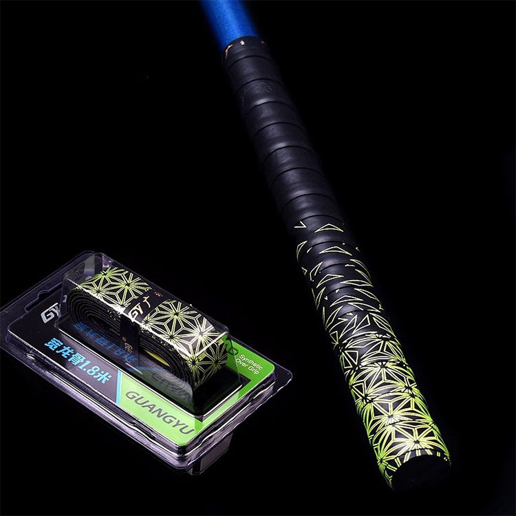 GUANGYU 1.8m Gradient Colorful Handle Strap Keel Hand Glue Thickened Anti-slip Sweat-absorbent Fishing Rod Glue, Random Color