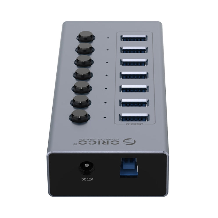 ORICO BT2U3-7AB-GY-BP 7 Ports USB 3.0 HUB with Individual Switches, 7AB