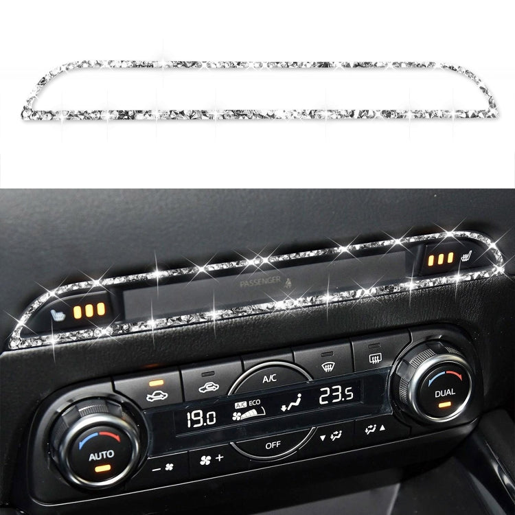 For Mazda CX-5 2017-2018 Car Center Control Panel Diamond Decorative