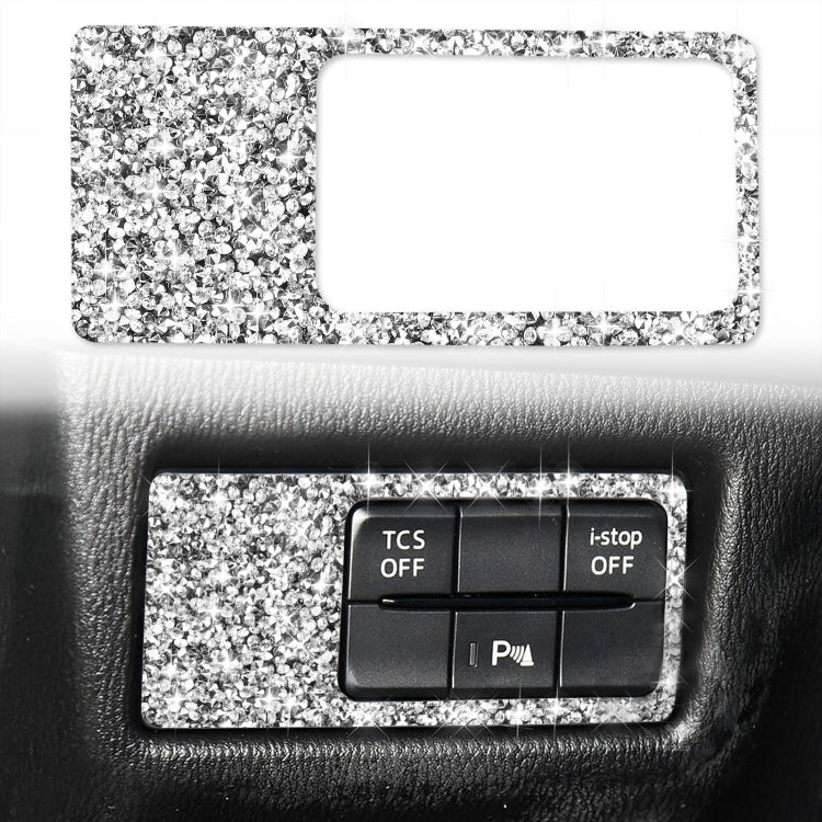 For Mazda CX-5 2017-2018 Car Headlight Panel Diamond Decorative