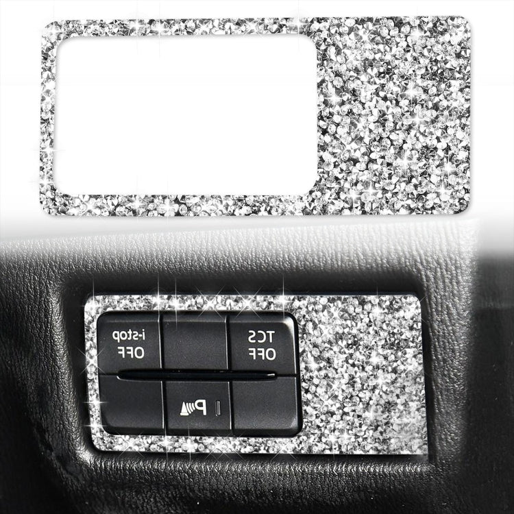 For Mazda CX-5 2017-2018 Car Headlight Panel Diamond Decorative