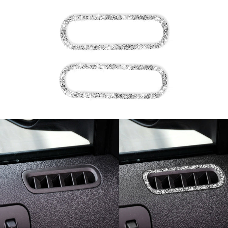 Car Left and Right Air Outlet Diamond Decoration Sticker