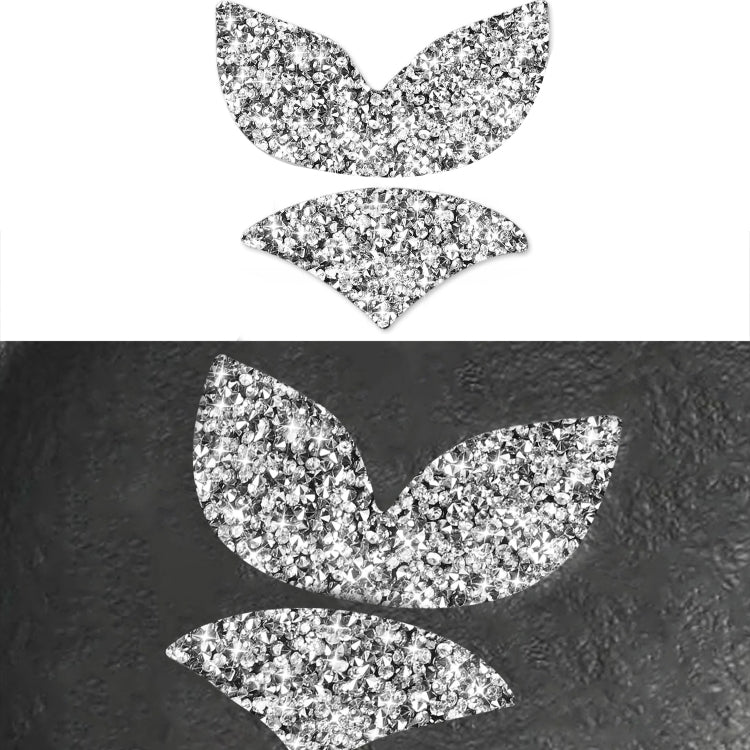 For Mazda Angksela/Atez/CX-5/CX-4 Car Steering Wheel Logo Diamond