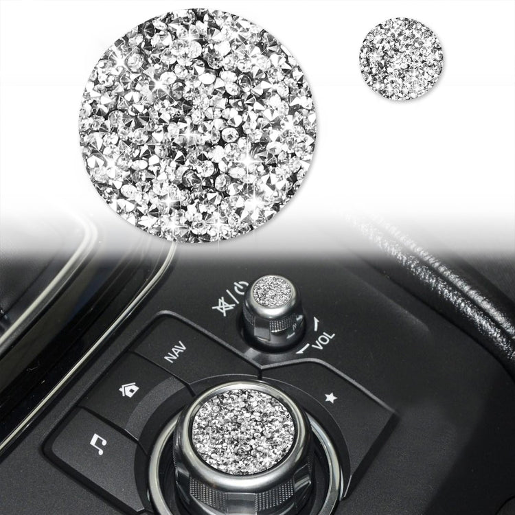 For Mazda3/6/CX-9/CX-5 Car Multimedia Button Diamond Decorative