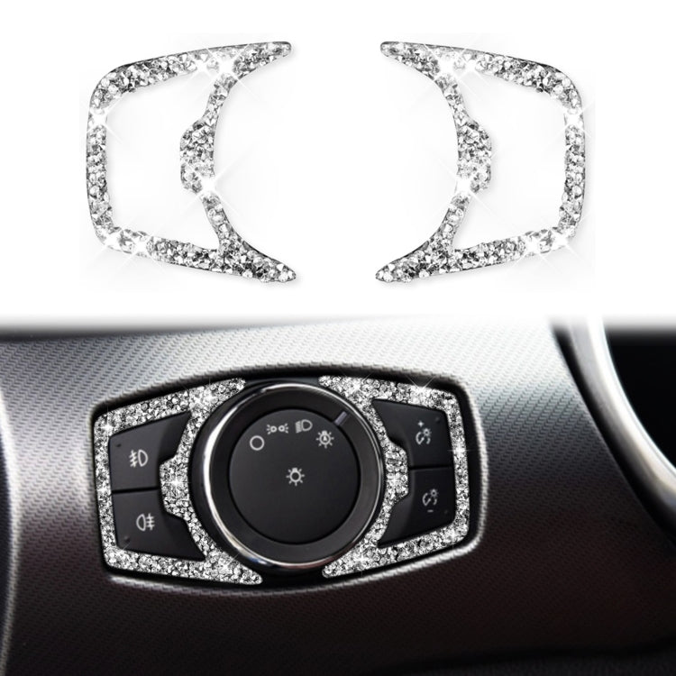 Car Headlight Diamond Decoration Sticker