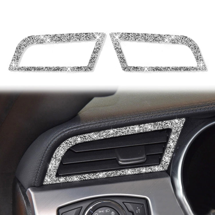 Car Side Air Outlet Diamond Decoration Sticker