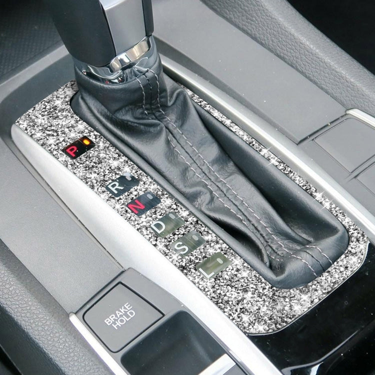For Honda Civic 2016-2019 Car Gear Button Frame Diamond Decorative
