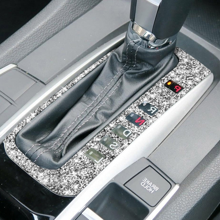 For Honda Civic 2016-2019 Car Gear Button Frame Diamond Decorative