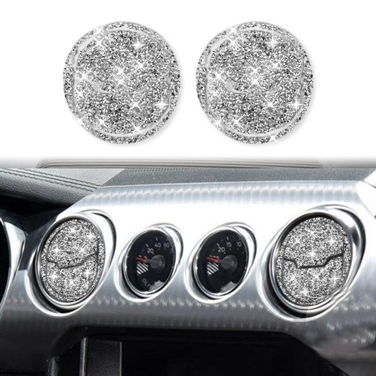 6 in 1 Car Air Outlet Diamond Decoration Sticker