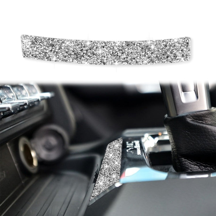 Car Gear Shift Panel Diamond Decoration Sticker