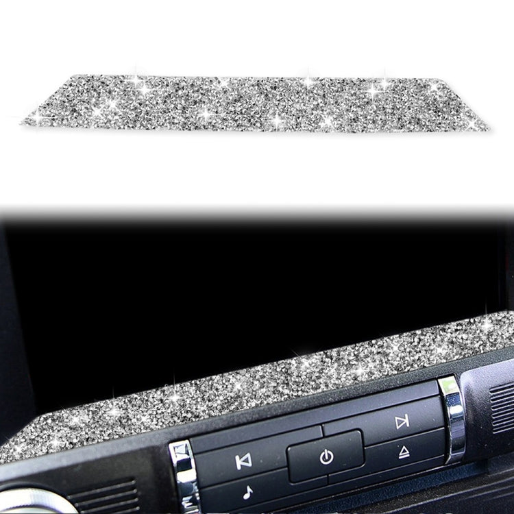 Car Multimedia Lower Frame Diamond Decoration Sticker