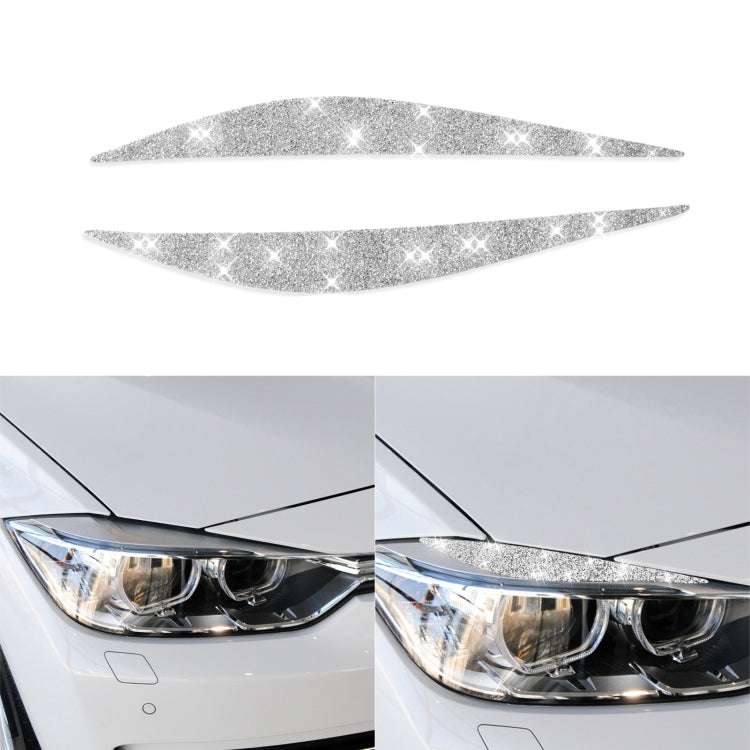 Car Lamp Eyebrow Diamond Decoration Sticker