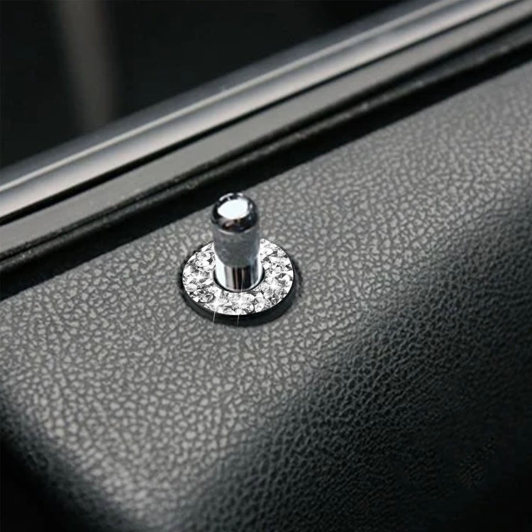 For Dodge Charger 2011-2014 Car Door Lock Ring Diamond Decorative