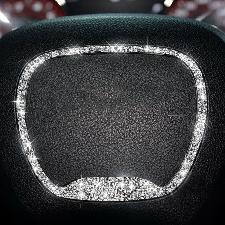 For Dodge Challenger 2015-2021 Car Steering Wheel Diamond Decorative