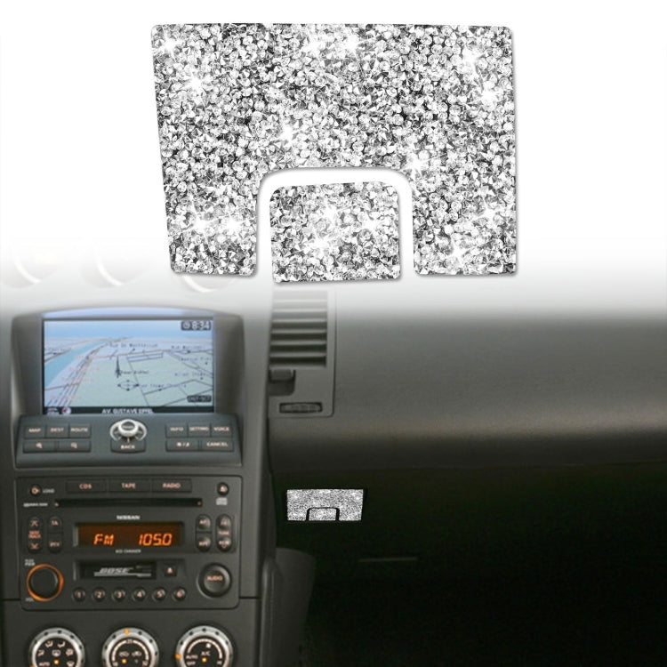 For Nissan 350Z 2006-2009 Car Passenger Storage Door Handle Diamond