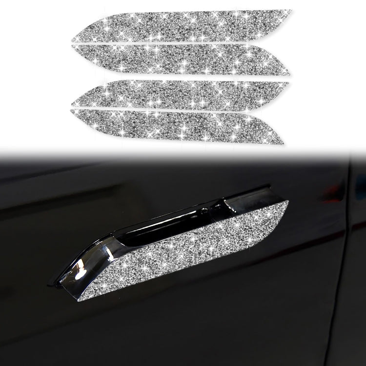 For Tesla Model S Car Outside Handle Diamond Sticker