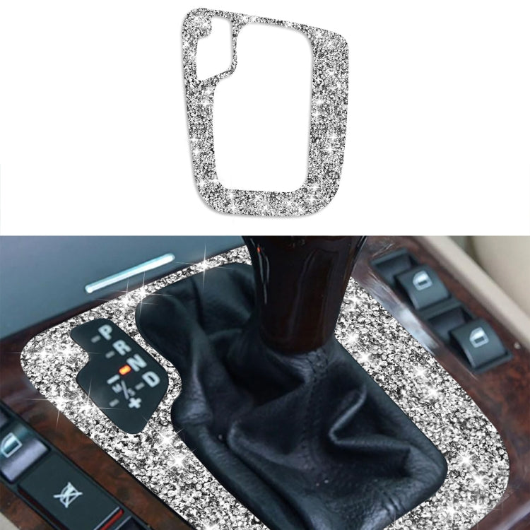 Car Gear Panel Frame Diamond Decoration Sticker