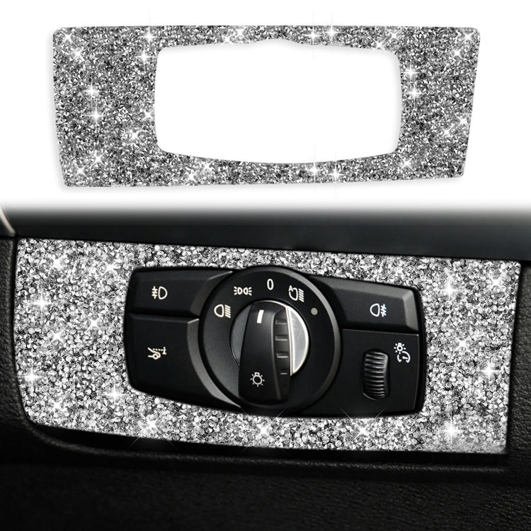 For BMW X5 E70 / X6 E71 2008-2013 Car Headlight Panel Diamond