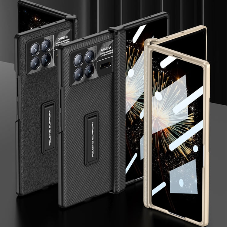 GKK Magnetic Hinge Flip Leather Phone Case with Holder