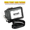 KB172 Antimagnetic RFID Leather Card Holder Office Work Certificate Case Chest Card, KB172