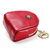 2028 Lady Portable Small Cosmetic Bag Leather Zipper Wallet Purse