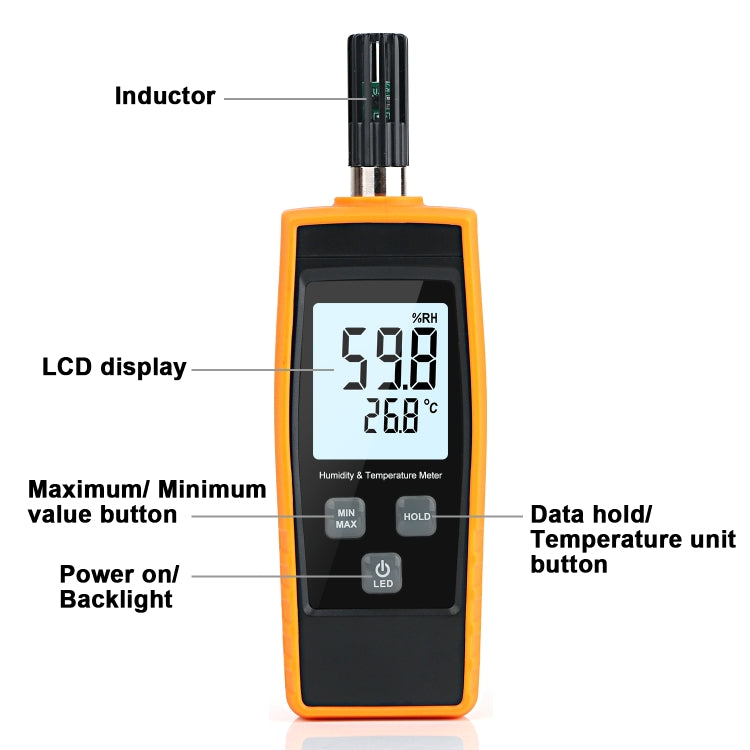 RZ852 Digital Temperature and Humidity Meter, RZ852