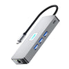 BYL-2401 8 in 1 Type-C to PD100W + USB3.0 + HDMI + DP + RJ45 HUB Docking Station, BYL-2401