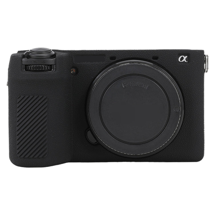 Litchi Texture Soft Silicone Protective Case, For Sony ILCE-6700 / A6700, For Sony ILCE-7CM2 / A7C II / A7CR