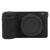 Litchi Texture Soft Silicone Protective Case, For Sony ILCE-6700 / A6700, For Sony ILCE-7CM2 / A7C II / A7CR
