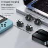 Lavalier Microphone U-shaped Charging Adapter OTG Converter, 8 Pin to USB-C / Type-C + 8 Pin, Type-C to USB-C / Type-C + 8 Pin, 8 Pin to Dual USB-C / Type-C, Type-C to Dual USB-C / Type-C