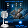 F9 Folding Adjustable Height Desktop Electric Fan