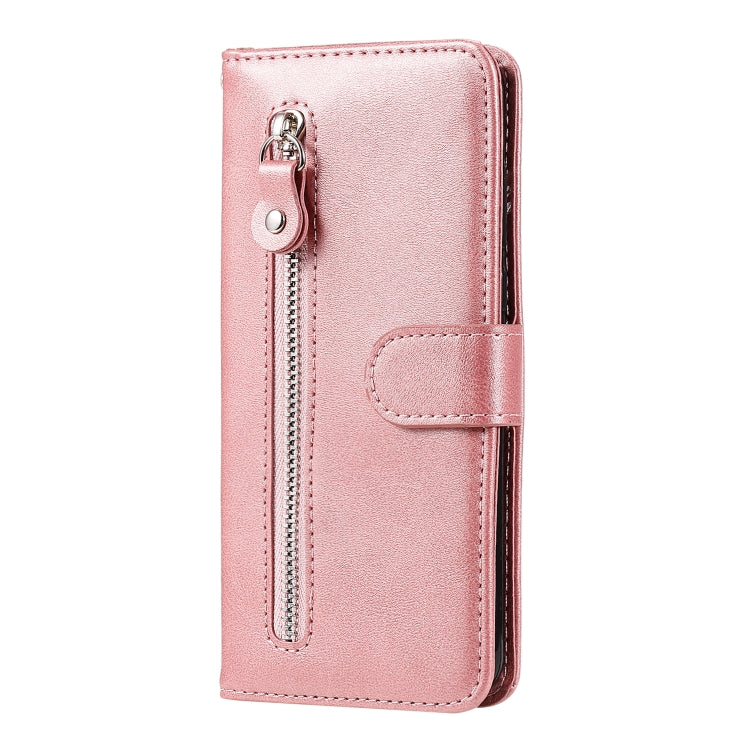 Fashion Calf Texture Zipper Horizontal Flip Leather Case with Holder & Card Slots & Wallet Function