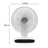 N702 Smart Digital Display Desktop Oscillating Fan
