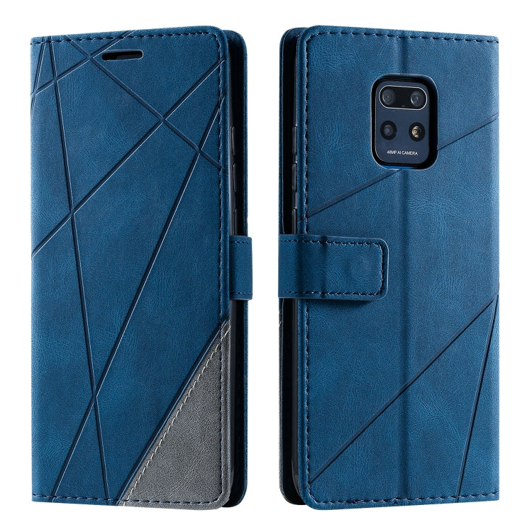 Skin Feel Splicing Horizontal Flip Leather Case with Holder & Card Slots & Wallet & Photo Frame