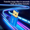 USB 3.0 Female To USB 3.0 Male Side Elbow Extension Cable for USB Disk Mouse / Keyboard / Printer, 1m