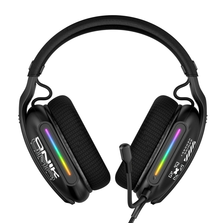 ONIKUMA X12 USB /  3.5mm Wired RGB Light Gaming Headset with Mic, Cable length: 2.2m