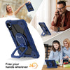 Contrast Color Robot Silicone Hybrid PC Tablet Case