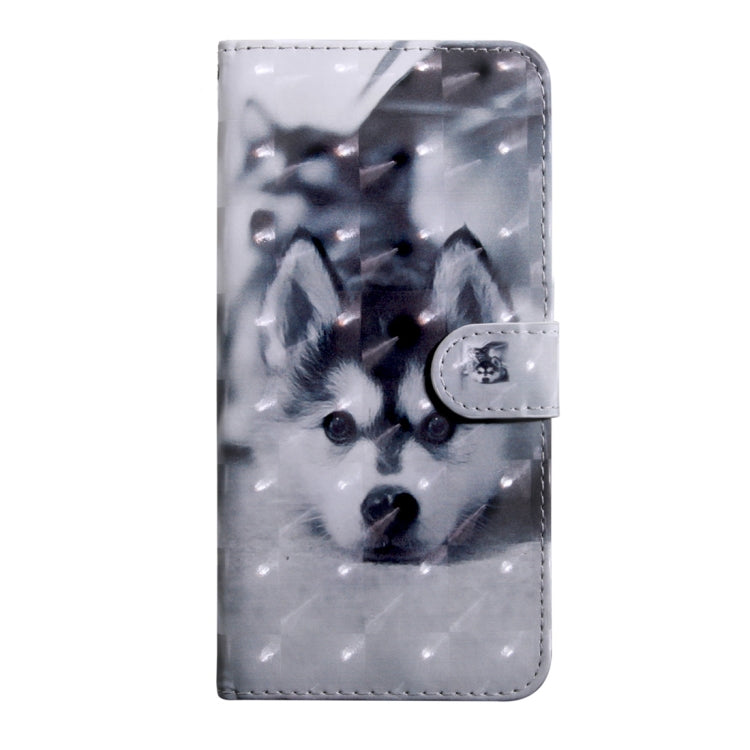 3D Painted Pattern Horizontal Flip TPU + PU Leather Case with Holder & Card Slots & Wallet & Lanyard