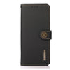 KHAZNEH Custer Texture RFID Genuine Leather Phone Case