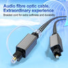 OD5.0mm Toslink Male to Male Digital Optical Audio Cable, 1m, 1.8m, 3m, 5m
