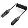 Audio Microphone Balanced Shielded Coiled Pure Copper Cable
