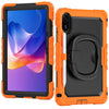 D Type Silicone Hybrid PC Tablet Case with Handle Holder