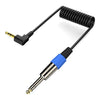Guitar Loudspeaker Coiled 6.35mm Audio Cable