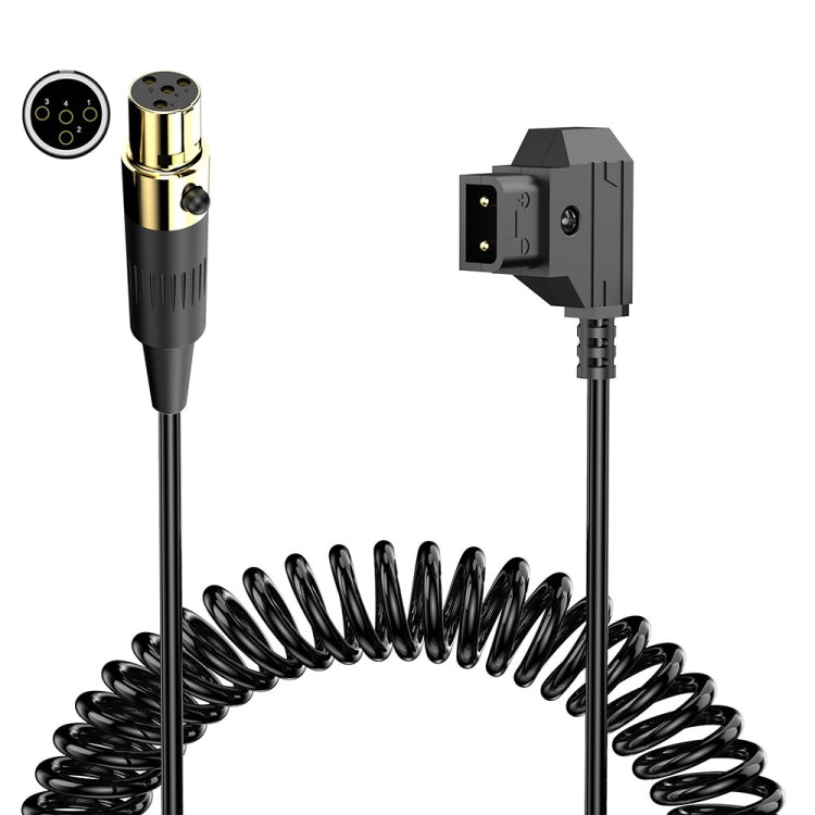 Camera Monitor Power Coiled Adapter Cable