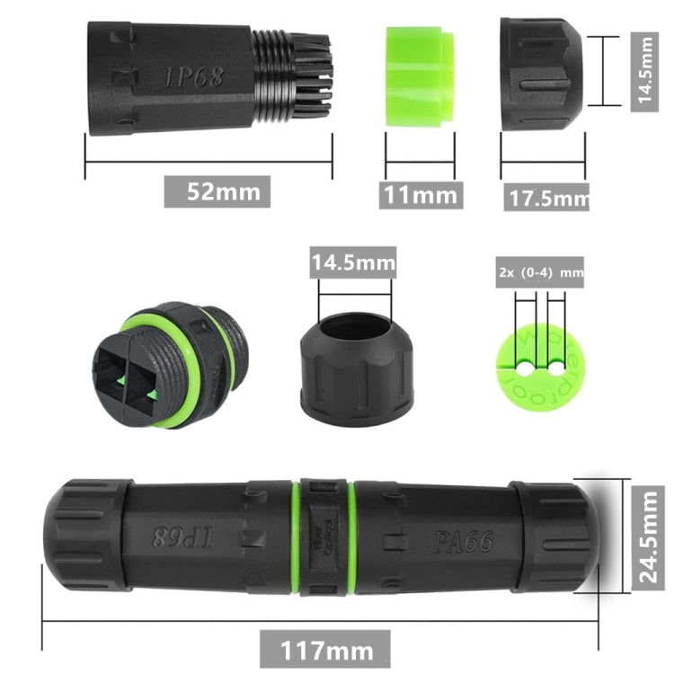 IP68 Waterproof SC Fiber Optical Coupler/Adaptor, SC