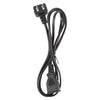 US Plug Computer PC Power 2 Pin Extension Cord, 1.5m